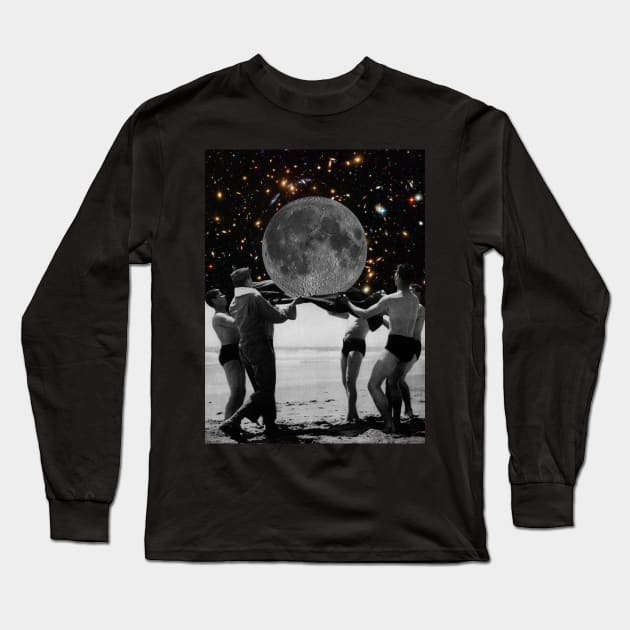 Full Moon Party Long Sleeve T-Shirt by Lerson Pannawit